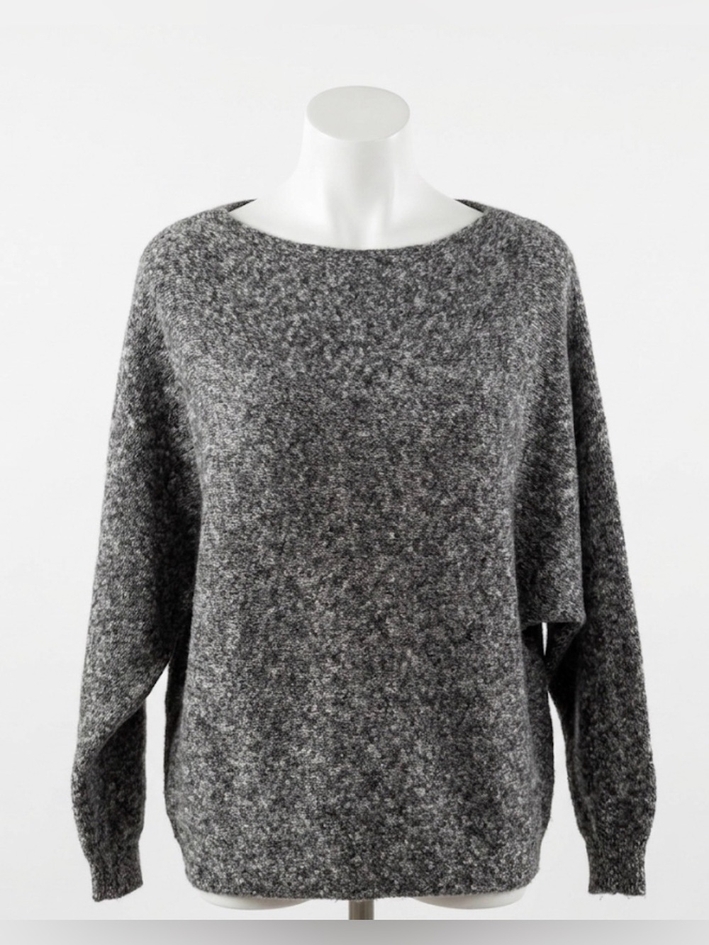 Lauren Ralph Lauren Heather Gray Boatneck Sweater